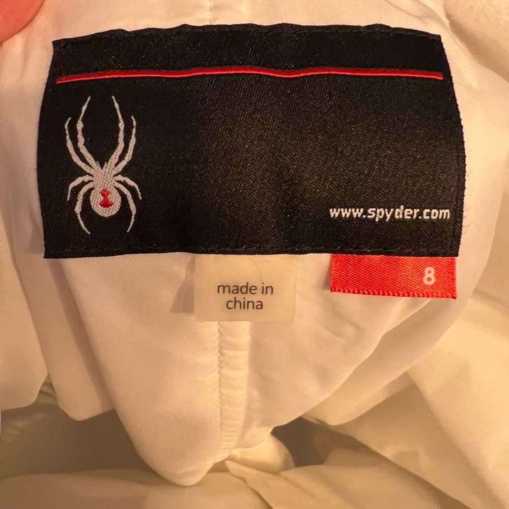 Spyder Women's White Ski/Snow Pants - Picture 3 of 6